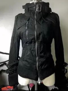 希少 BODY LINE ゴスロリ パンクロック クロス チェーン ジャケット レア 】BODY LINE ゴスロリ パンクロック クロス チェーンジャケット