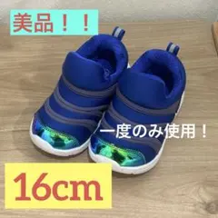西松屋　キッズ スニーカー 16cm ブルーのサムネイル