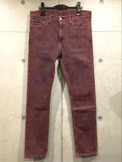 Levi's リーバイス 510赤デニムパンツ