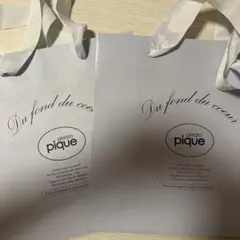 gelato pique ショップ袋 2枚セットのサムネイル