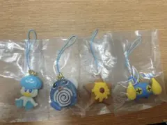 ポケモン ぺたんこマスコット 水 クワッス、ヒトデマン、ニョロモ、チョンチー