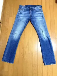 お買得！リプレイヴィンテージ加 エスリムストレートデニム チュ ニジア製