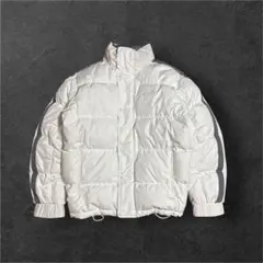 NIKE ダウンジャケット 00s ホワイト グレー y2k