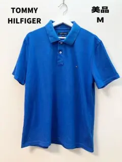 TOMMY HILFIGER 青　ポロシャツ M