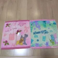 Lady & Tramp & モンスターズ・インク タオル2枚　MARUSHIN