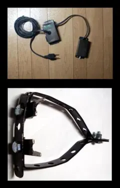 柳澤寧季様リクエスト2点まとめ商品　オンオフ・スイッチ付電源ケーブル&カニ目工具