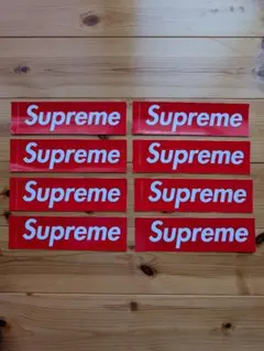 Supreme ロゴステッカー 8枚セット