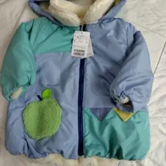 新品　baby cheer　リンゴアップリケ付きアウター 80cm