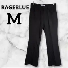 RAGEBLUE スラックスパンツ キレイめ M ブラック レディース