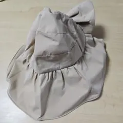 UVカットサンバイザー　日焼け紫外線防止　ベージュ　【新品未使用】