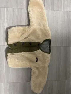 RELAX WEAR ボアジャケット ベージュ/オリーブ