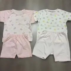 半袖パジャマ 80cm/女の子 2点まとめ売りのサムネイル