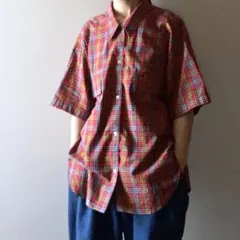 vintage チェック柄 シャツ 80s 90sのサムネイル