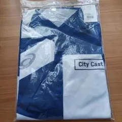 ASICS City Cast ネイビー/ホワイトポロシャツ