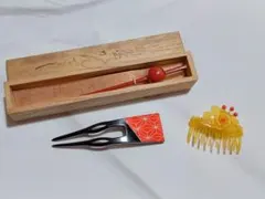 和風かんざしと髪飾りセット
