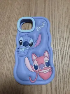 スティッチ エンジェル iPhone14 用ソフトケース