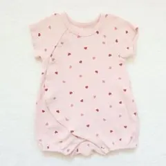 アプレレクール 半袖ロンパース 80 カバーオール 女の子 パジャマ 夏服