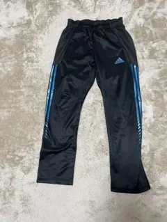 adidas トラックパンツ 青ライン M 美品　性別不明実寸確認
