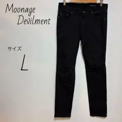 Moonage Devilment スキニーデニム　サイズL ブラックジーンズのサムネイル
