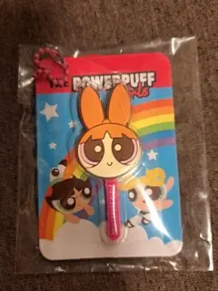 パワーパフガールズ ブロッサム 棒付きフェイスチャーム