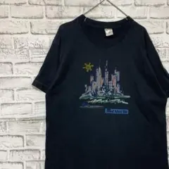 USA製90sヴィンテージTシャツ！シングルステッチブラック古着2XL0429