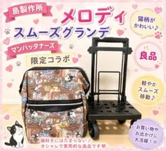 ✨極美品✨送料無料 プチポアン 久家道子 ショッピングキャリー 花柄
