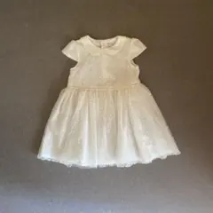 mamas&papas アイボリードット柄　ベビードレス（86cm）