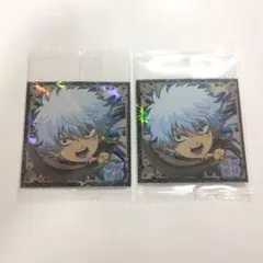 銀魂 ウエハース 坂田銀時 SR ステッカー 2枚セット