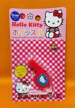 ハローキティ ホイッスル サンリオ レトロ 1997年＜新品・未使用＞