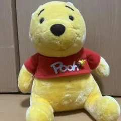 プーさん ぬいぐるみ 約30cm 赤シャツ