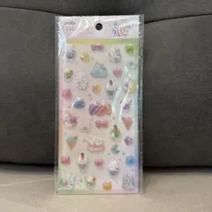 amifa カプセルシール　キラキラアニマル　セリア