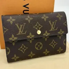 ルイヴィトン モノグラム ポシェット パスポール 三つ折り財布 - メルカリ