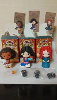 pop mart ディズニー プリンセス モアナ メリダ ムーラン