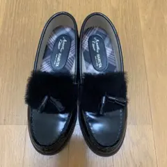 『HARUTA 』ファー付きローファー　ハルタ　スクールガール