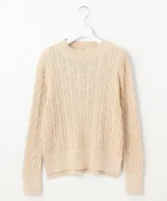 【J.PRESS】MIX COLOR SLUB ケーブル ニット