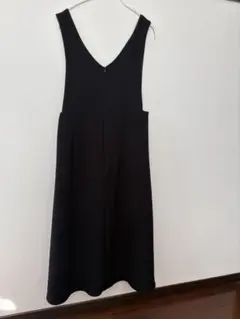 ジャンパースカート ひざ丈ワンピース