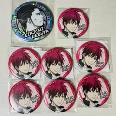 黒子のバスケ黒バス 缶バッジ キャラポップ 赤司征十郎 根武谷永吉