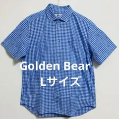 美品　Golden Bear　ゴールデンベア　Lサイズ　チェック柄 半袖シャツのサムネイル