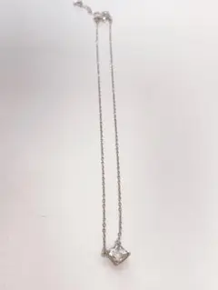 【Swarovski】スクエアネックレス