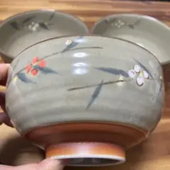 飯碗 4客セット 陶器 絵付け 趣のある器 - メルカリ