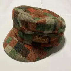 STRADALE キッズ ワークキャップ チェック柄　56cm