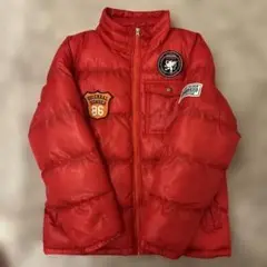 赤　ダウンジャケット
