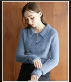 フェザークラシカルポロニット