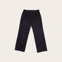 綿100%ユニクロ ダークブラウン チノパン W76cm L70cm ツータック