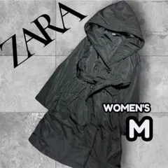 極美品 ZARA ブラック ロングコート ザラ M（日本サイズLからXL）