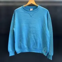 【USA】RUSSELL ラッセル スウェット M 青