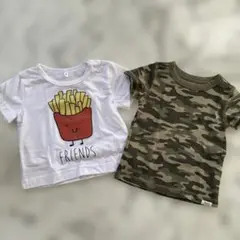 フライドポテト　迷彩柄　Tシャツセット
