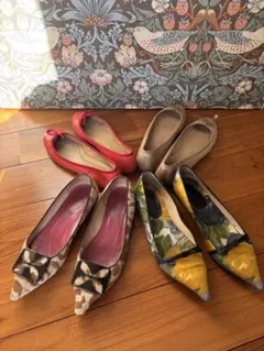 J&Mディヴィットソン⭐︎赤フラットシューズ36size アローズ購入