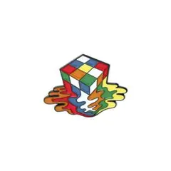 ピンズ バッジ ブローチ とける とろける (ルービック キューブ パズル )