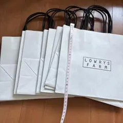 LOWRYS FARM ショップ袋 9枚　　セット　コメント必須商品即買い不可！のサムネイル